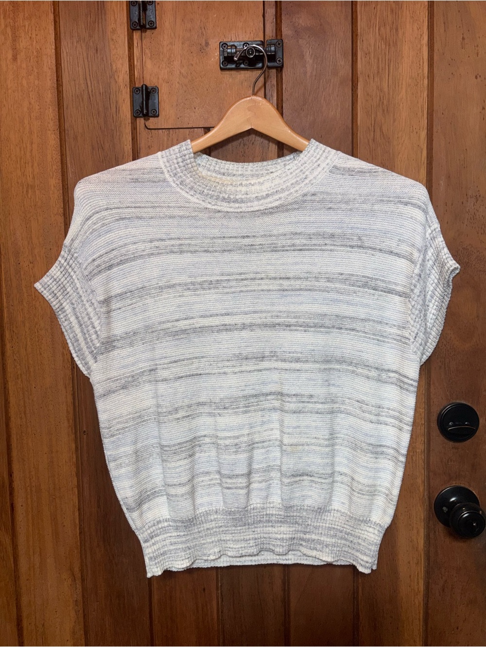 Talbots Haven Well Within Women's Light Gray Crewneck Sweater